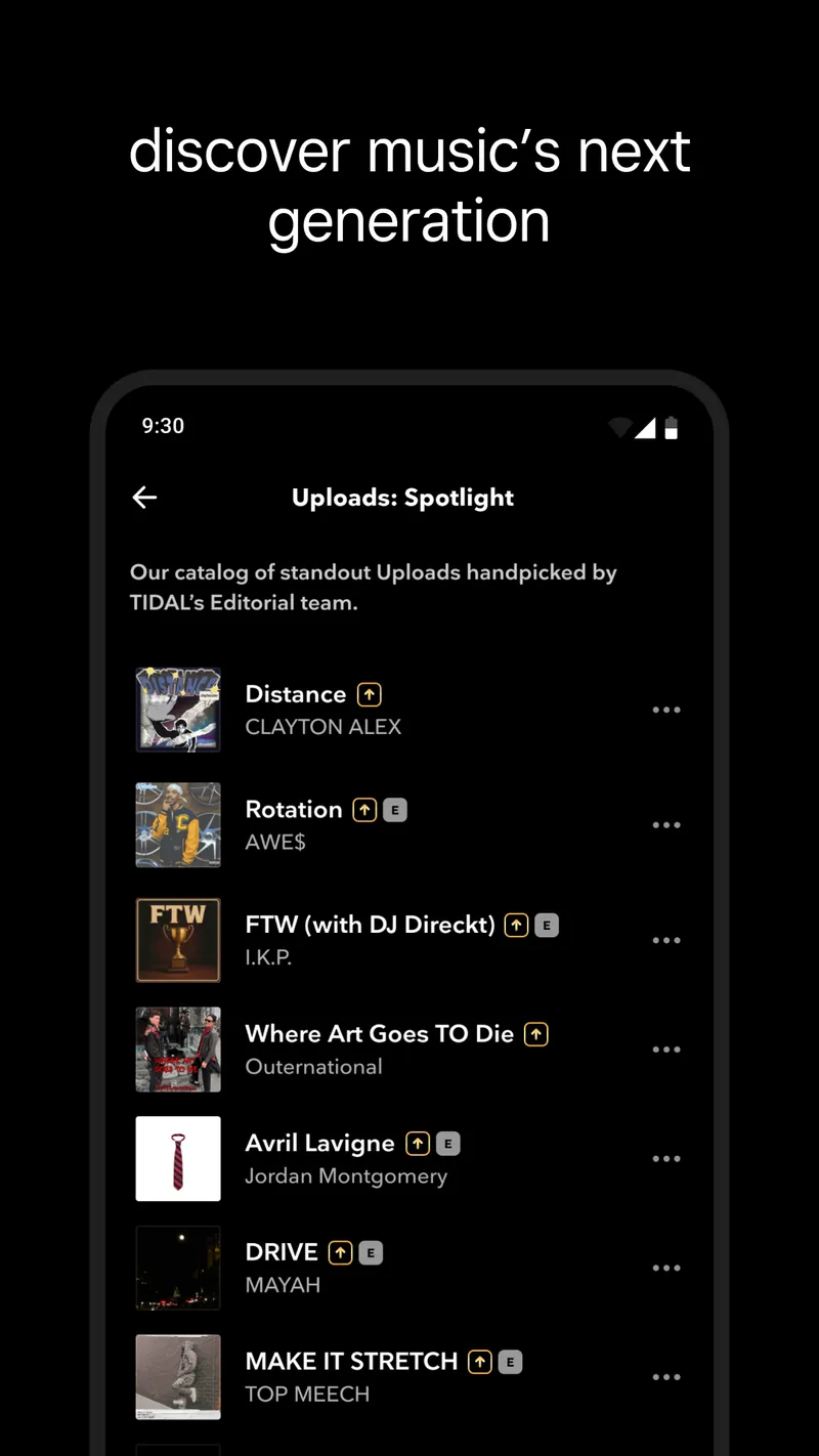 TIDAL Music: HiFi sound screenshot 5