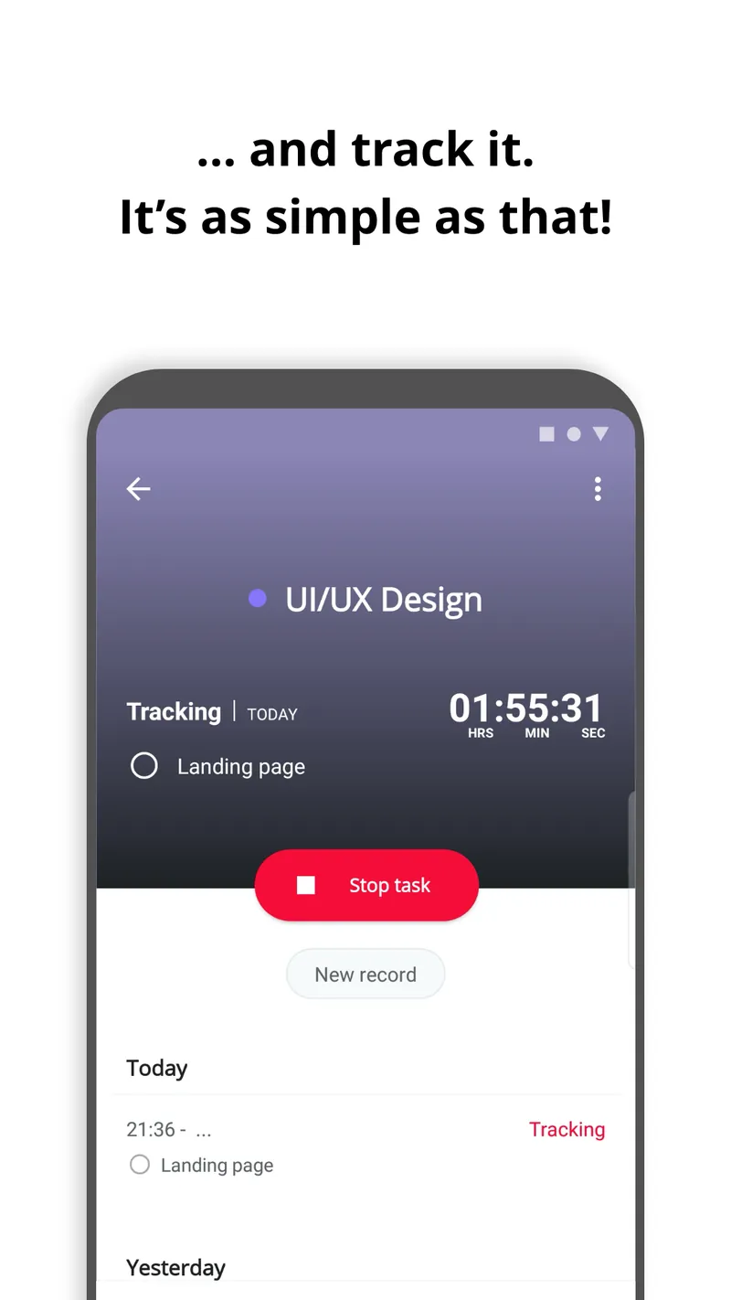 Boosted Time Tracker screenshot 4
