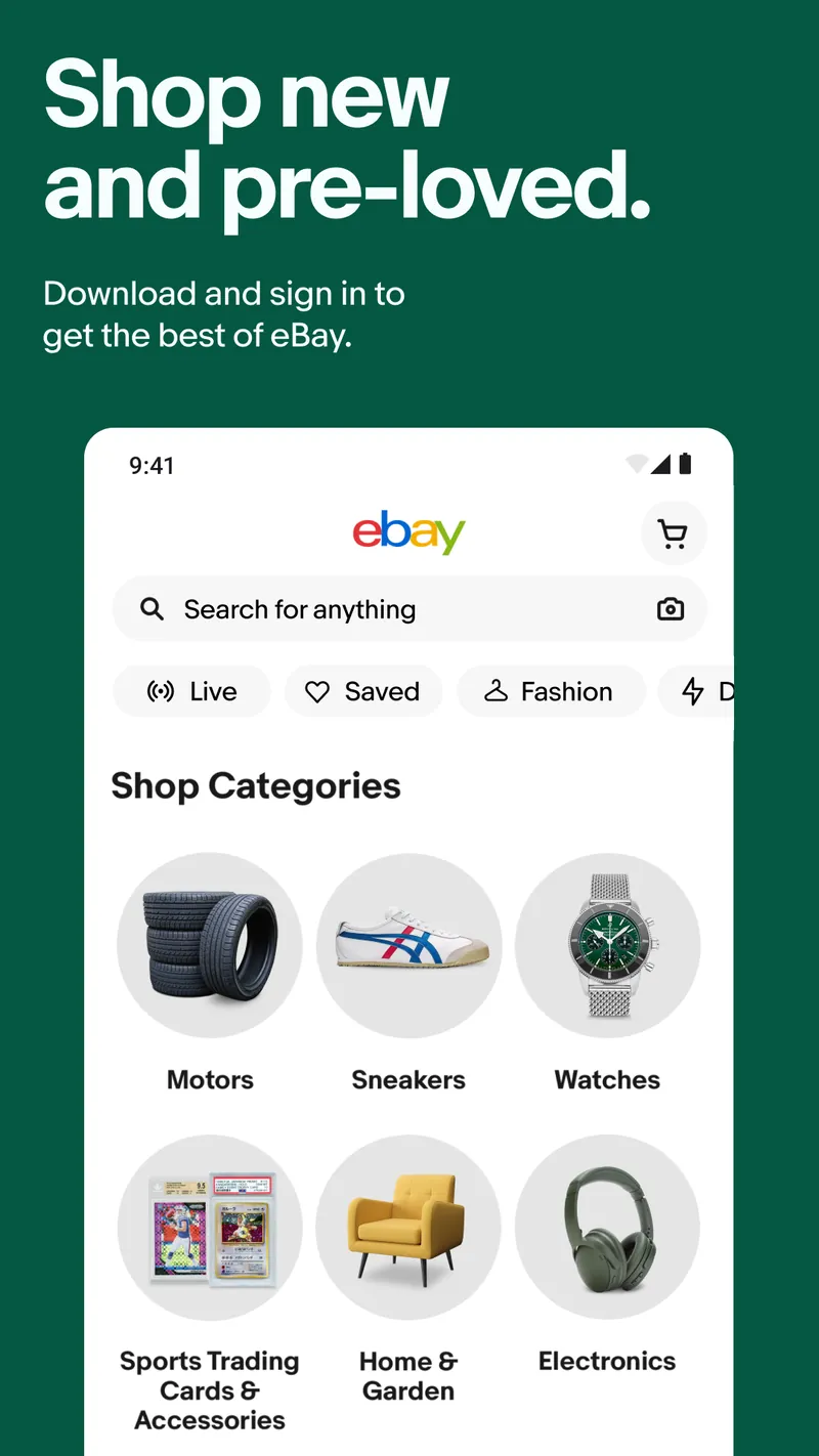 eBay online shopping & selling screenshot 1