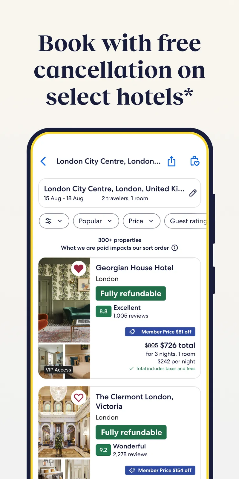 Expedia: Hotels, Flights, Cars screenshot 5