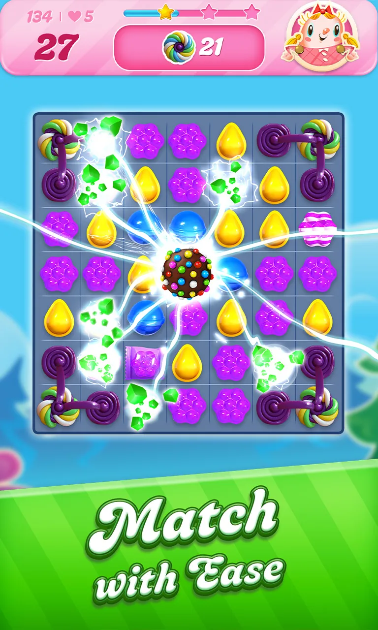 Candy Crush Saga screenshot 1