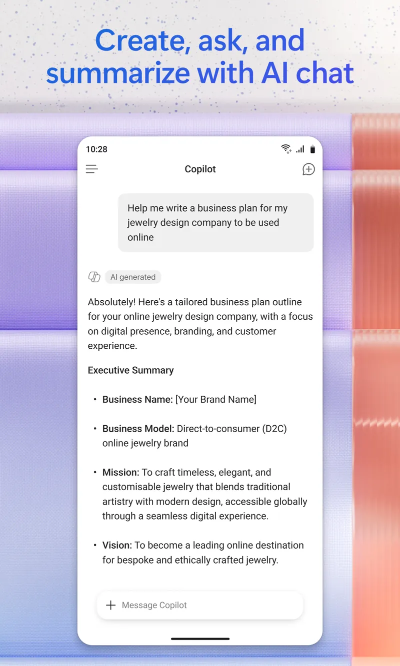 Microsoft 365 Copilot screenshot 2