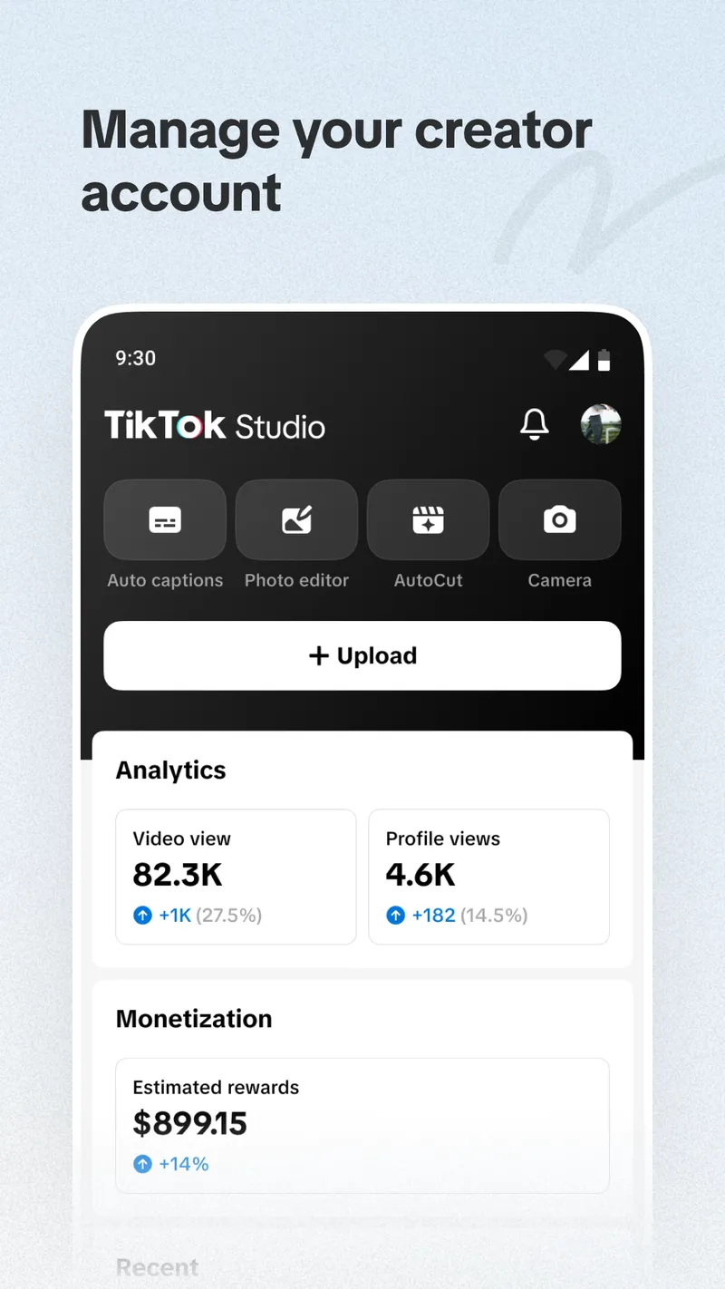 TikTok Studio screenshot 2