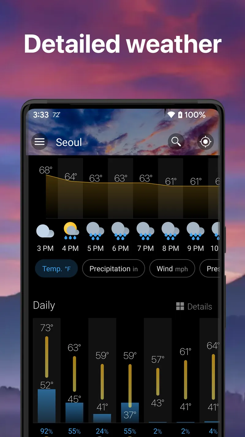 Weather & Widget - Weawow screenshot 4
